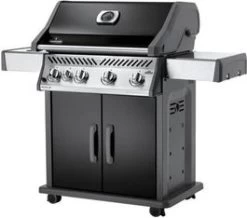 Napoleon Gasbarbecue Met Zijbrander Rogue Zwart 64 X 144 X 121 Cm