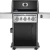 Napoleon Gasbarbecue Met Achter- En Zijbrander Rogue Zwart 130 X 64 X 123 Cm