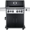 Napoleon Gasbarbecue Met Achter- En Zijbrander Rogue Zwart 154 X 64 X 123 Cm