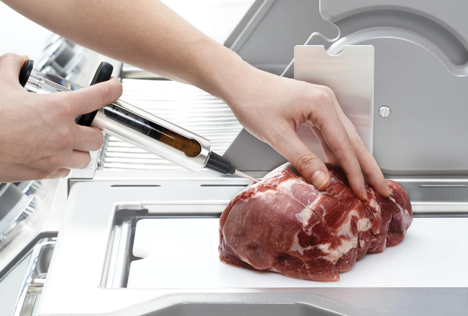 Napoleon RVS Marinade Injectiespuit Inclusief 2 Naalden 4 Napoleon RVS Marinade Injectiespuit Inclusief 2 Naalden - Afbeelding 4